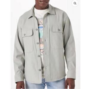 Abercrombie & Fitch Men's Linen Cotton Blend Shirt Jacket Size Medium